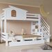 Cama litera Cama litera Natural/ Blanco