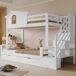 Cama litera Cama litera Natural/ Blanco