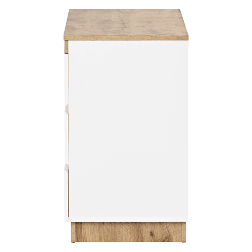 Cómoda moderna com 6 gavetas - aglomerado de partículas - Branco
