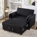 Sofá cama de matrimonio Sofá cama de matrimonio Negro