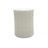 Banco banqueta de cerâmica na cor branco-sujo