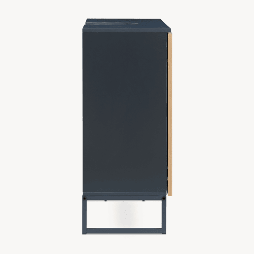 Móvel de lavatório Svanes com 3 compartimentos internos 70x60x30 cm Cinza escuroNatural en.casa Móvel de lavatório Svanes com 3 compartimentos internos 70x60x30 cm Cinza escuroNatural en.casa
