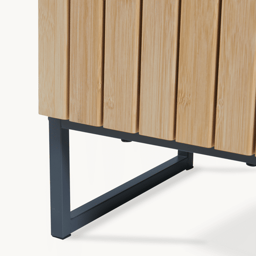 Armário alto Svanes 2 portas 170 x 30 x 30 cm Cinza escuroNatural en.casa Armário alto Svanes 2 portas 170 x 30 x 30 cm Cinza escuroNatural en.casa