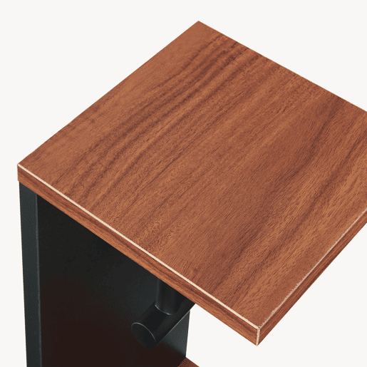 Suporte para papel higiƩnico Trond 76x18x18 cm PretoEfeito nogueira en.casa Suporte para papel higiƩnico Trond 76x18x18 cm PretoEfeito nogueira en.casa