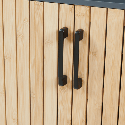 Móvel de lavatório Svanes com compartimento aberto 70x60x30 cm Cinza escuroNatural en.casa Móvel de lavatório Svanes com compartimento aberto 70x60x30 cm Cinza escuroNatural en.casa
