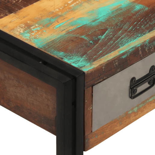 Mesa de Centro, Mesa baixa, 3 gavetas madeira recuperada maciça 100x50x35 cm Mesa de Centro, Mesa baixa, 3 gavetas madeira recuperada maciça 100x50x35 cm