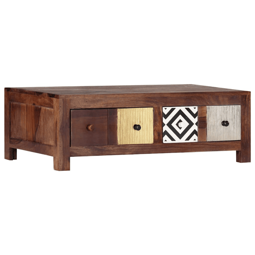Mesa de Centro, Mesa baixa, 90x50x30 cm madeira de acácia maciça Mesa de Centro, Mesa baixa, 90x50x30 cm madeira de acácia maciça