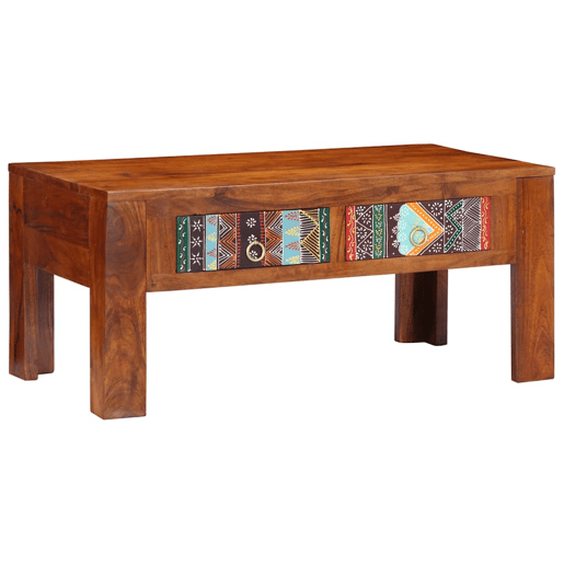 Mesa de Centro, Mesa baixa, 90x50x40 cm madeira de acácia maciça Mesa de Centro, Mesa baixa, 90x50x40 cm madeira de acácia maciça