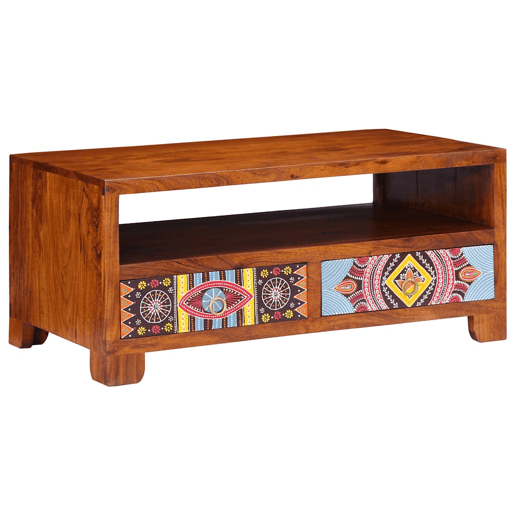 Mesa de Centro, Mesa baixa, 90x50x40 cm madeira de acácia maciça