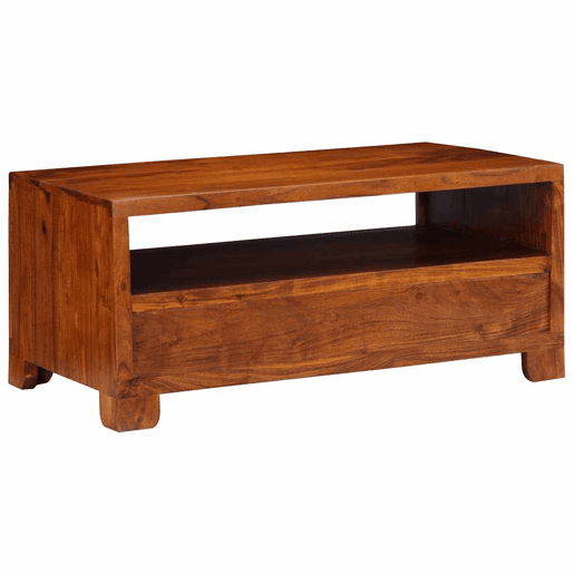 Mesa de Centro, Mesa baixa, 90x50x40 cm madeira de acácia maciça