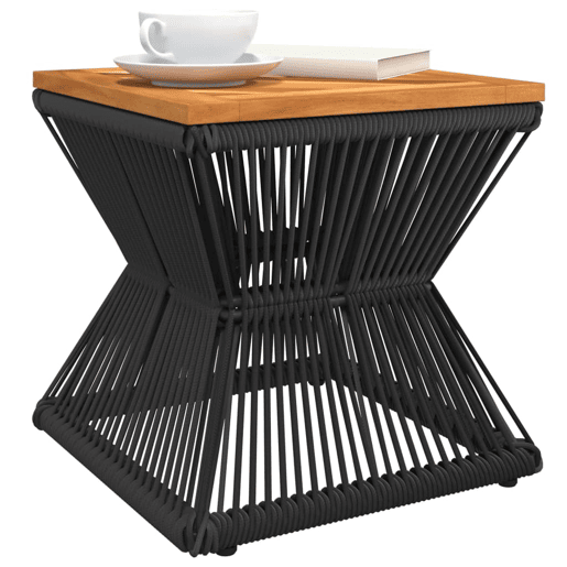 Mesa de Centro, Mesa baixa, com base de arame 38x38x38 cm acácia maciça Mesa de Centro, Mesa baixa, com base de arame 38x38x38 cm acácia maciça