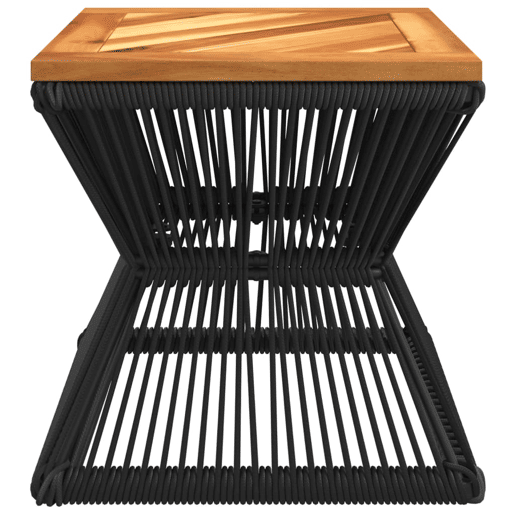 Mesa de Centro, Mesa baixa, com base de arame 38x38x38 cm acácia maciça Mesa de Centro, Mesa baixa, com base de arame 38x38x38 cm acácia maciça