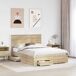 Estructura de cama matrimonial Estructura de cama matrimonial Madera Clara