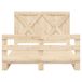 Estructura de cama matrimonial Estructura de cama matrimonial Natural