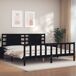 Estructura de cama matrimonial Estructura de cama matrimonial Negro