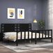 Estructura de cama matrimonial Estructura de cama matrimonial Negro