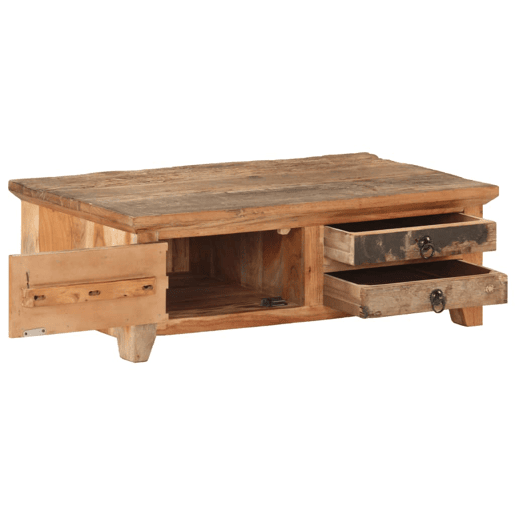 Mesa de Centro, Mesa baixa, 90x50x31 cm madeira recuperada maciça Mesa de Centro, Mesa baixa, 90x50x31 cm madeira recuperada maciça