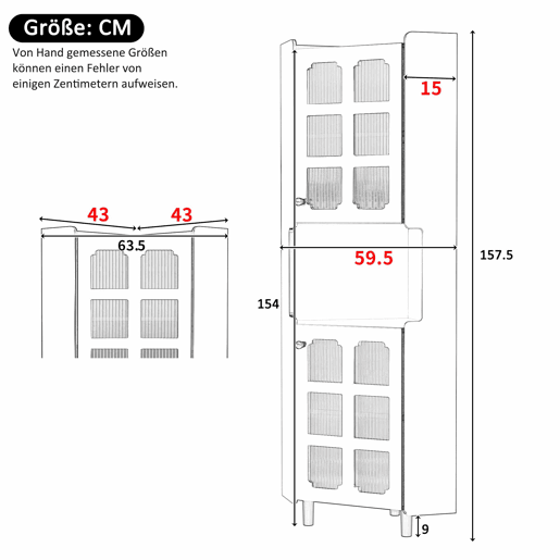 Armário de canto com iluminação LED - multifuncional, acabamento lacado, MDF, para sala de estar, quarto, casa de banho, sala de jantar - Branco Armário de canto com iluminação LED - multifuncional, acabamento lacado, MDF, para sala de estar, quarto, casa de banho, sala de jantar - Branco