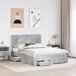 Estructura de cama matrimonial Estructura de cama matrimonial Gris