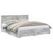Estructura de cama matrimonial Estructura de cama matrimonial Gris