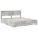 Estructura de cama matrimonial Estructura de cama matrimonial Gris