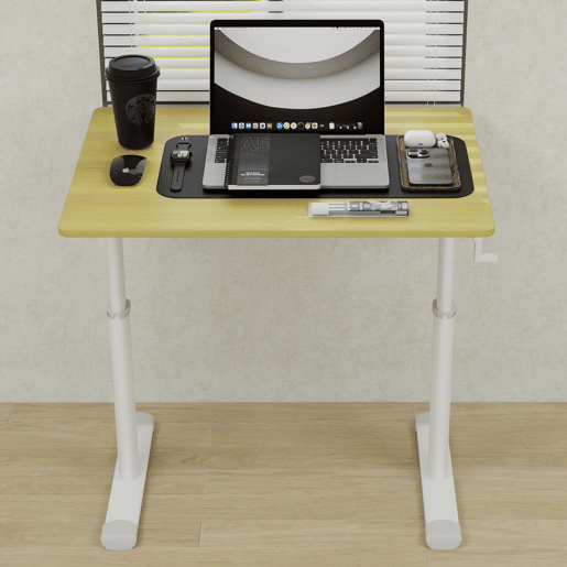 Secretária ajustável 120x60 cm - Multifuncional com altura regulável - Madeira Secretária ajustável 120x60 cm - Multifuncional com altura regulável - Madeira