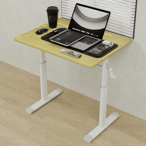 Secretária ajustável 120x60 cm - Multifuncional com altura regulável - Madeira Secretária ajustável 120x60 cm - Multifuncional com altura regulável - Madeira