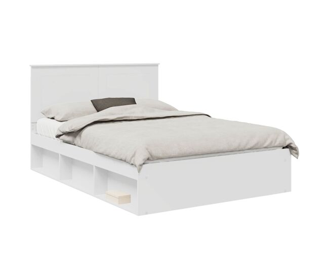 Estructura de cama doble matrimonial - 160 x 200 cm madera de pino macizo