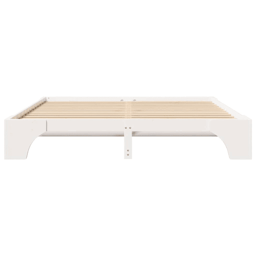 Estrutura De Cama De Casal Simple King Size - Branco 200 x 200 cm Estrutura De Cama De Casal Simple King Size - Branco 200 x 200 cm