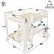 Cama litera 205x151 Cama litera 205x151 Blanco