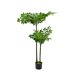 Ficus artificial con 2 copas y maceta Ficus artificial con 2 copas y maceta Verde