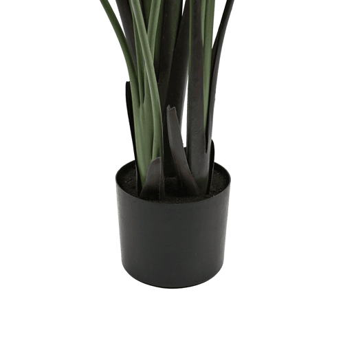 Palmeira-Bananeira Artificial de 180 cm - Planta tropical grande com folhas realistas e vaso preto para interiores