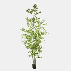 Bambu Artificial de 235 cm - Planta decorativa realista com canas naturais, ideal para interiores