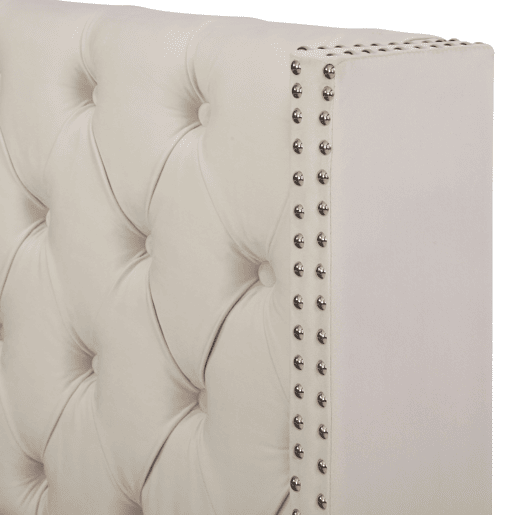 Cama contentora de veludo com estrado de ripas 180x200 cm - Bege Cama contentora de veludo com estrado de ripas 180x200 cm - Bege