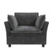 Sillón individual de tela Sillón individual de tela Gris