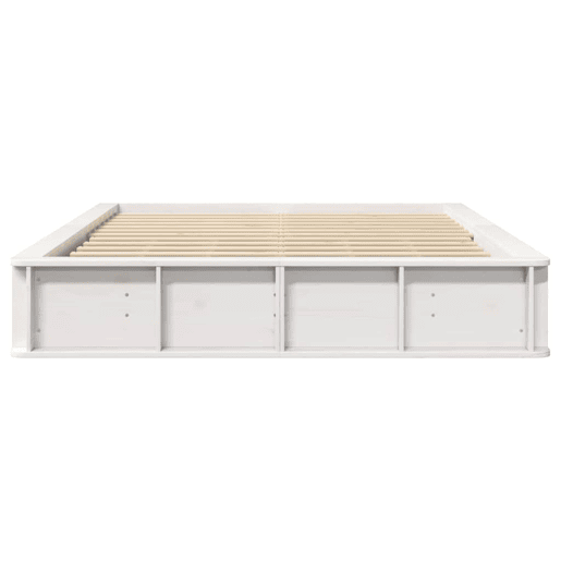 Estrutura De Cama De Casal Simple - Branco 160 x 200 cm
