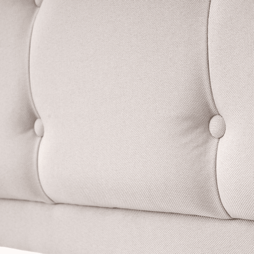 Cama contentora 140x200 cm em tecido de linho - cabeceira regulável com fichas - com estrado - Bege Cama contentora 140x200 cm em tecido de linho - cabeceira regulável com fichas - com estrado - Bege