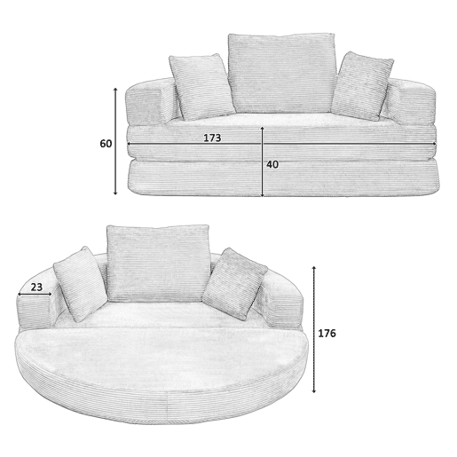 Sofá-cama dobrável 2 lugares fixa,sofá compressível de tecido,preto Sofá-cama dobrável 2 lugares fixa,sofá compressível de tecido,preto