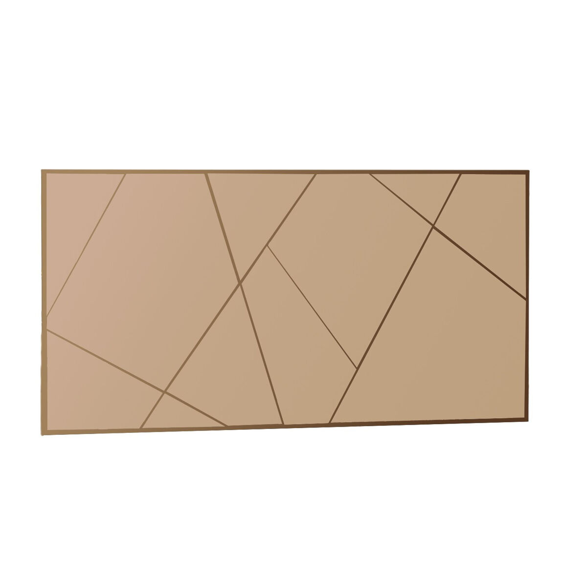 Espejo de madera <> - 120 x 60 cm - bronce