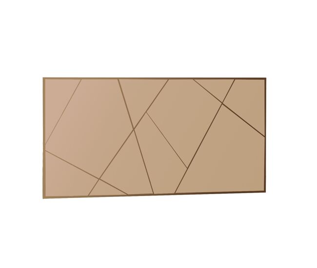 Espejo de madera <> - 120 x 60 cm - bronce