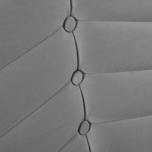 Cama de contentor em veludo com estrado de ripas + cabeceira regulável - 140x200cm - Cinzento Cama de contentor em veludo com estrado de ripas + cabeceira regulável - 140x200cm - Cinzento