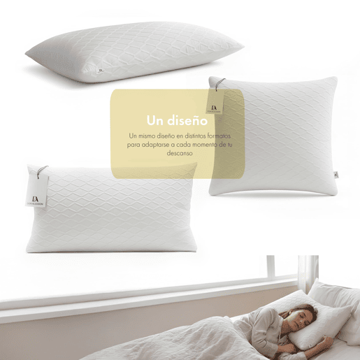 Pack de 2 Almofadas com Núcleo 100% Viscoelástico 70cm Don Algodón Pack de 2 Almofadas com Núcleo 100% Viscoelástico 70cm Don Algodón