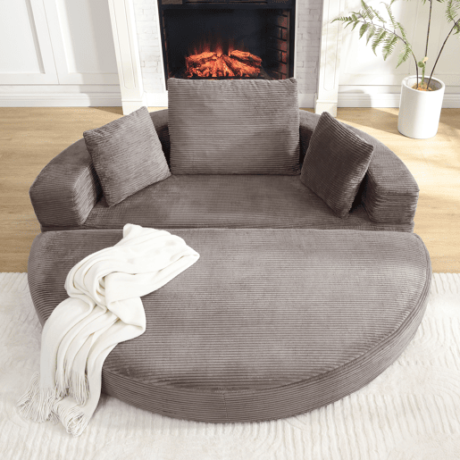 Sofá-cama dobrável 2 lugares fixa,sofá compressível de tecido,cinza Sofá-cama dobrável 2 lugares fixa,sofá compressível de tecido,cinza