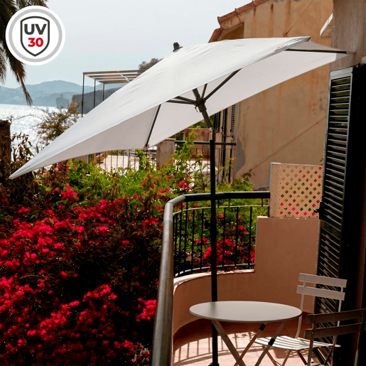 Aktive Garden Guarda-sol retangular para exterior proteção UV30 180x120 cm