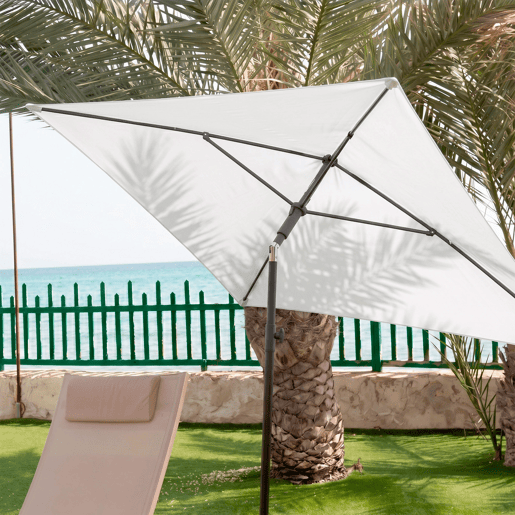 Aktive Garden Guarda-sol retangular para exterior proteção UV30 180x120 cm