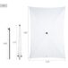 Aktive - Sombrilla rectangular UV30 Aktive - Sombrilla rectangular UV30 Blanco