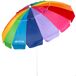 Aktive - Sombrilla de playa nylon y acero UV50 con funda Aktive - Sombrilla de playa nylon y acero UV50 con funda Multicolor