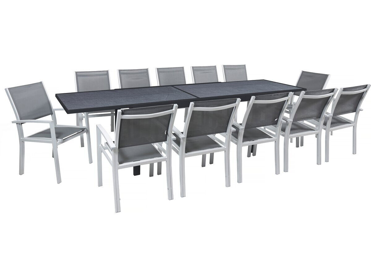 Conjunto de jardín extensible <<Lagos>> Antracita
