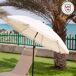 Aktive - Sombrilla circular UV50 elegante 200x200 Aktive - Sombrilla circular UV50 elegante 200x200 Crema