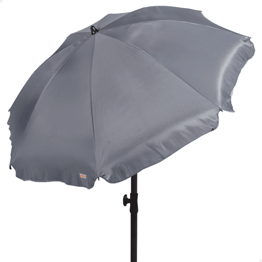 Aktive Guarda-sol cinza escuro de 200 cm com capa Aktive Guarda-sol cinza escuro de 200 cm com capa